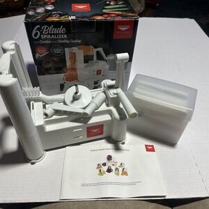 Paderno World Cuisine Spiralizer Pro 4 Blade Vegetable Slicer‎ Shredder NICE